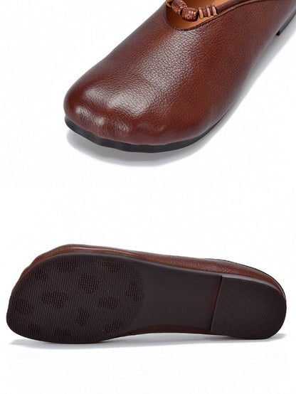Summer Leather Soft Sandals