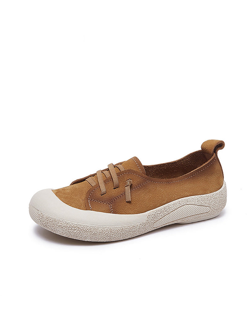 Genuine Leather Flat Summer Shoes