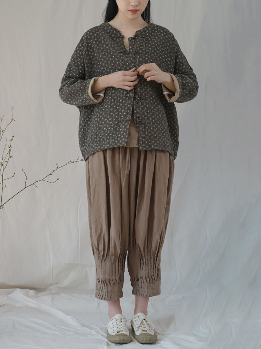 Autumn Button-up Cotton Coat As1036