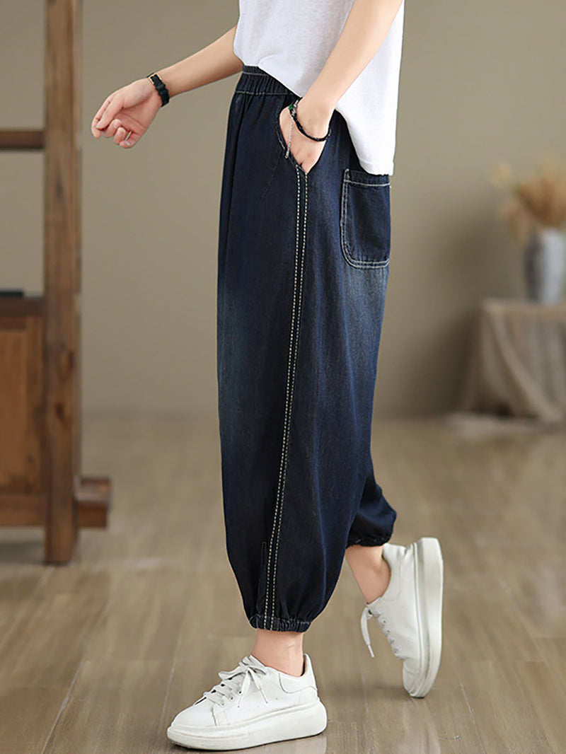 Summer Denim Harem Pants Ii1004