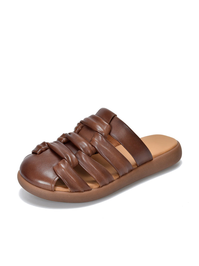 Sandals Summer Genuine Leather