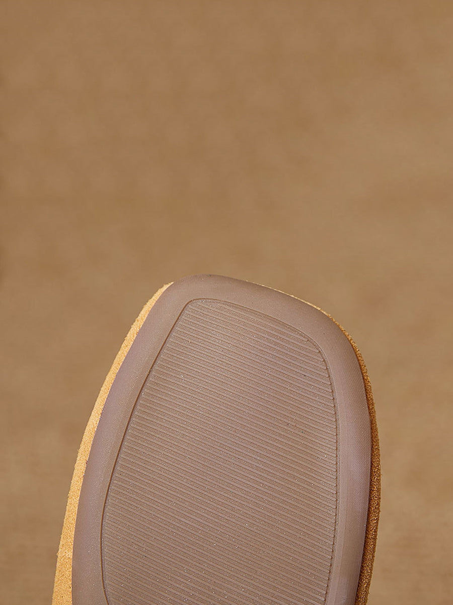 Summer Suede Leather Tassel Shoes Io1028