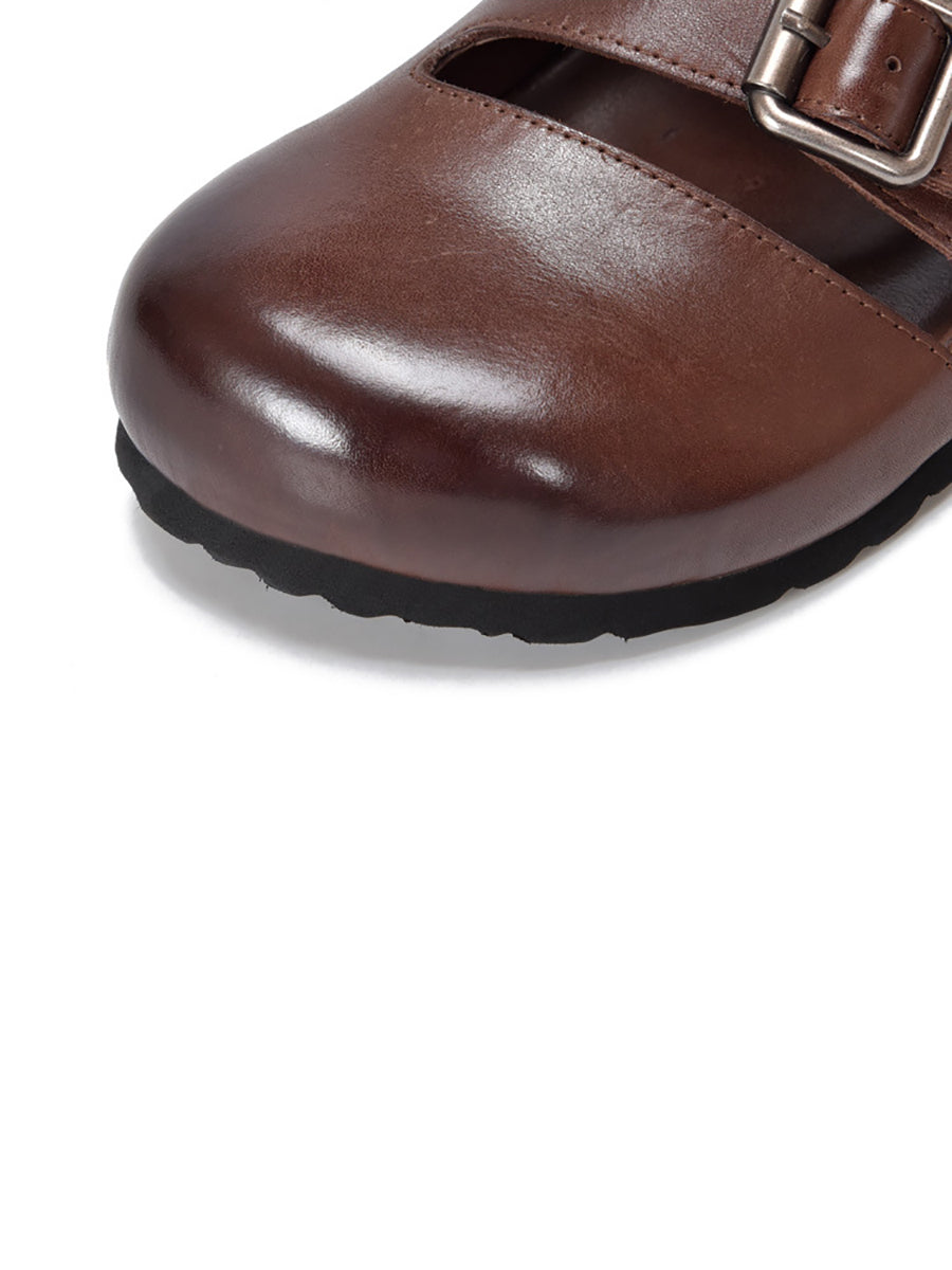 Summer Leather Flat Birkenstock Slippers Ui1024