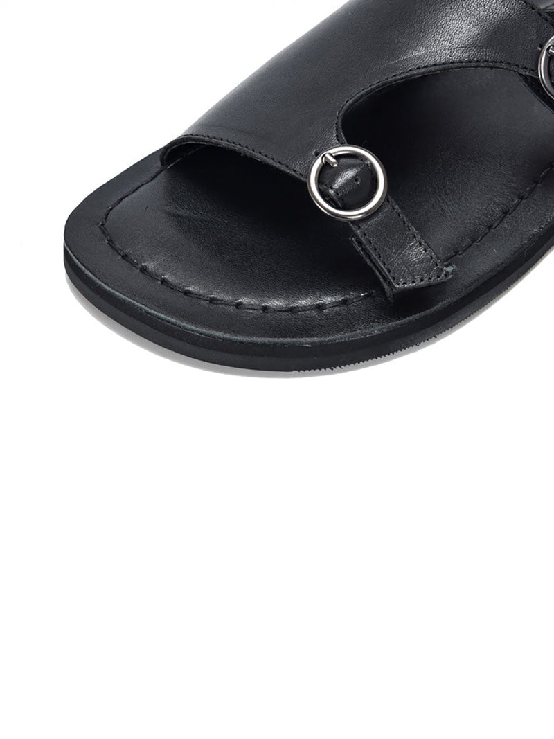 Summer Soft Leather Flat Slippers We1008