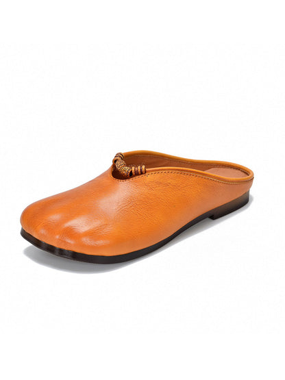 Summer Leather Soft Sandals