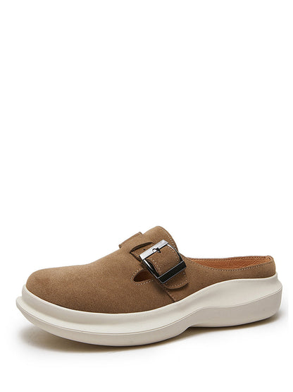 Summer Suded Leather Slippers As1015