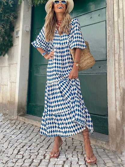 Printed Maxi Dress