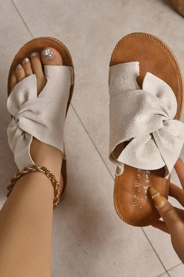 Bow Soft Bottom Beach Sandals