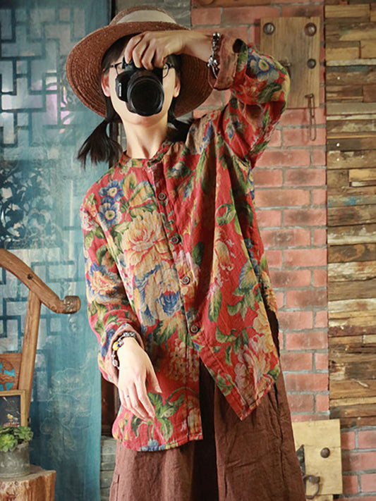 Print Cardigans T-shirt Av1002