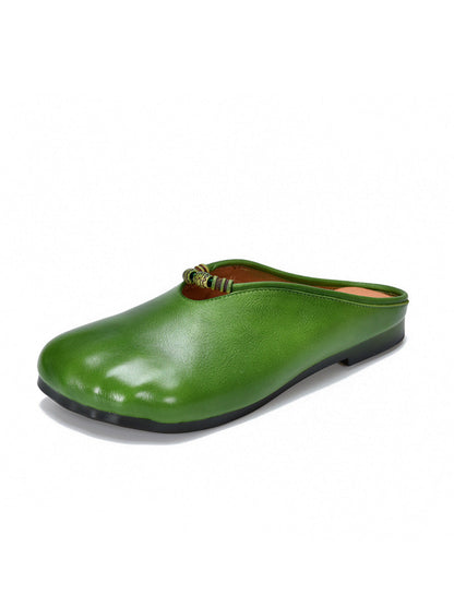 Summer Leather Soft Sandals