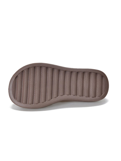 Summer Colorblock Leather Platform Sandal Ty1048