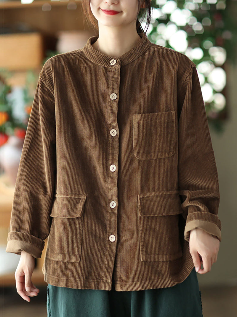 Cotton Corduroy Coat Av1045