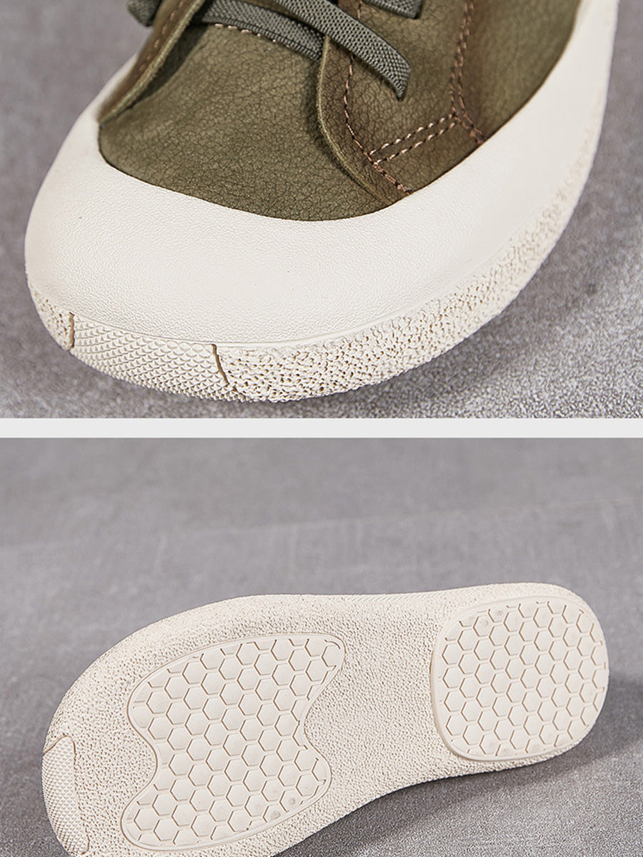 Genuine Leather Flat Summer Shoes
