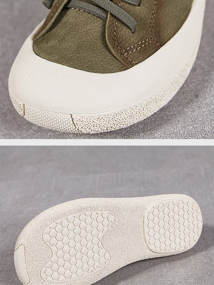 Genuine Leather Flat Summer Shoes
