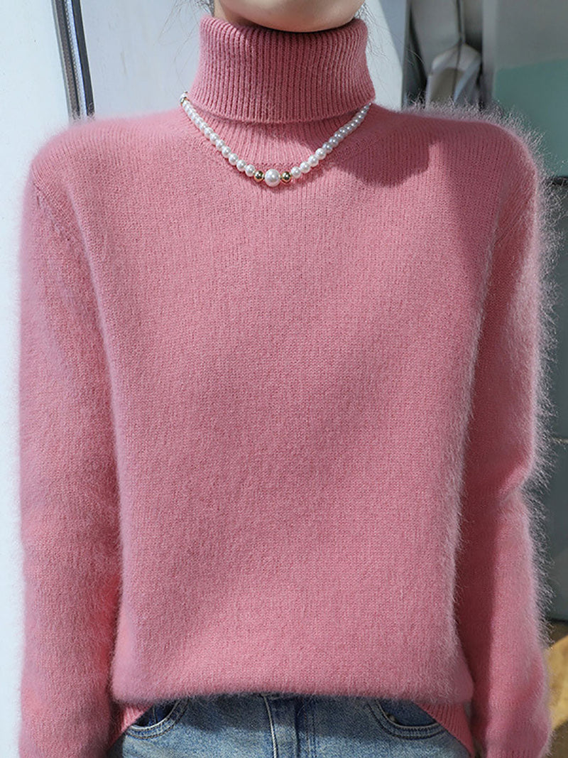 Autumn Turtleneck 100%wool Soft Sweater Ba1060