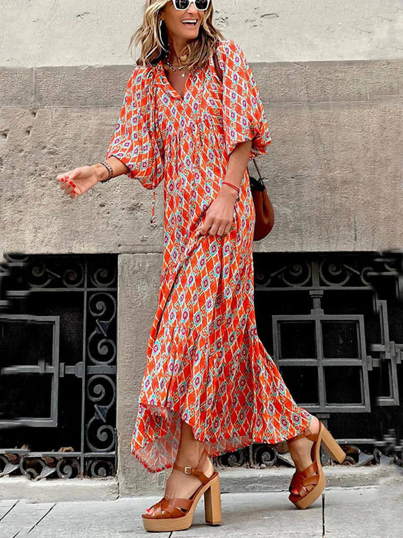 Breeze - Printed Maxi Dress