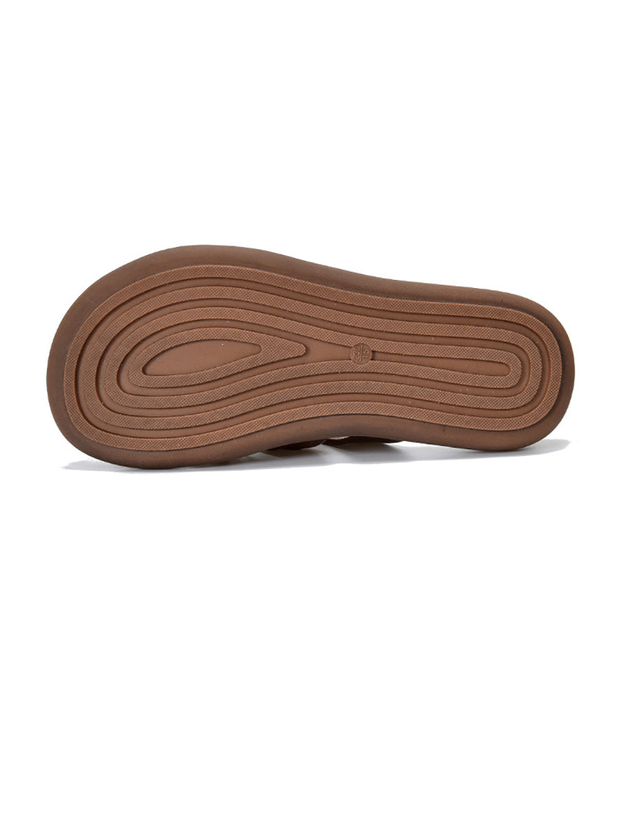 Sandals Summer Genuine Leather