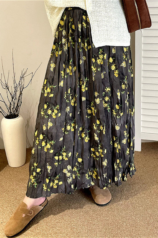 High Waist a Line Skirt