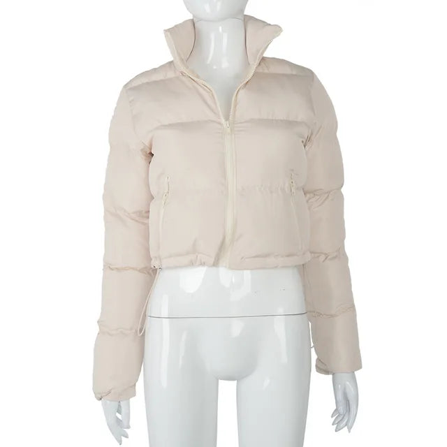 Fall Winter Down Coat Puffer Jacket and Coats for Bubble Outerwear Cropped Outwear Oversized Clothing