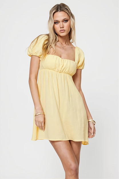 Backless Mini Dress