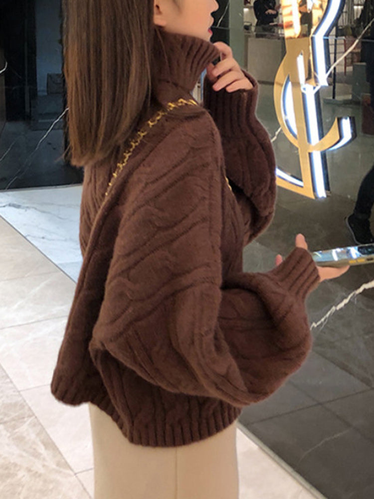 Loose Color Pullover Sweater