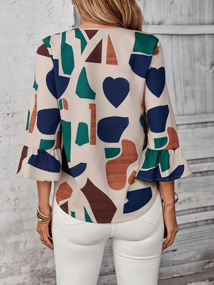 Ara – Geometric Blouse