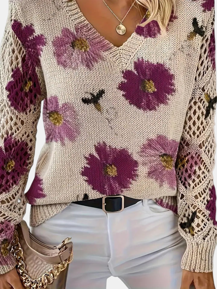 Yasmin - Blossom Knit Sweater