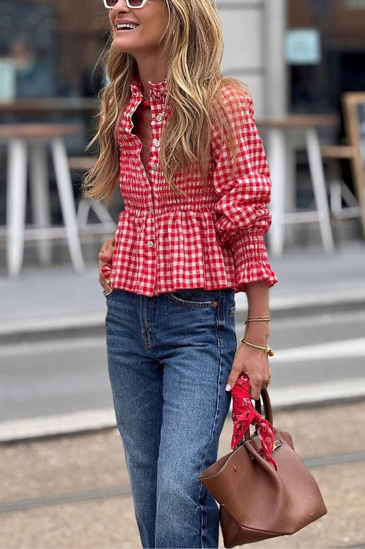 Honeycomb Blouse Nora