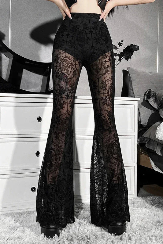 Y2k See-through Mesh Pant
