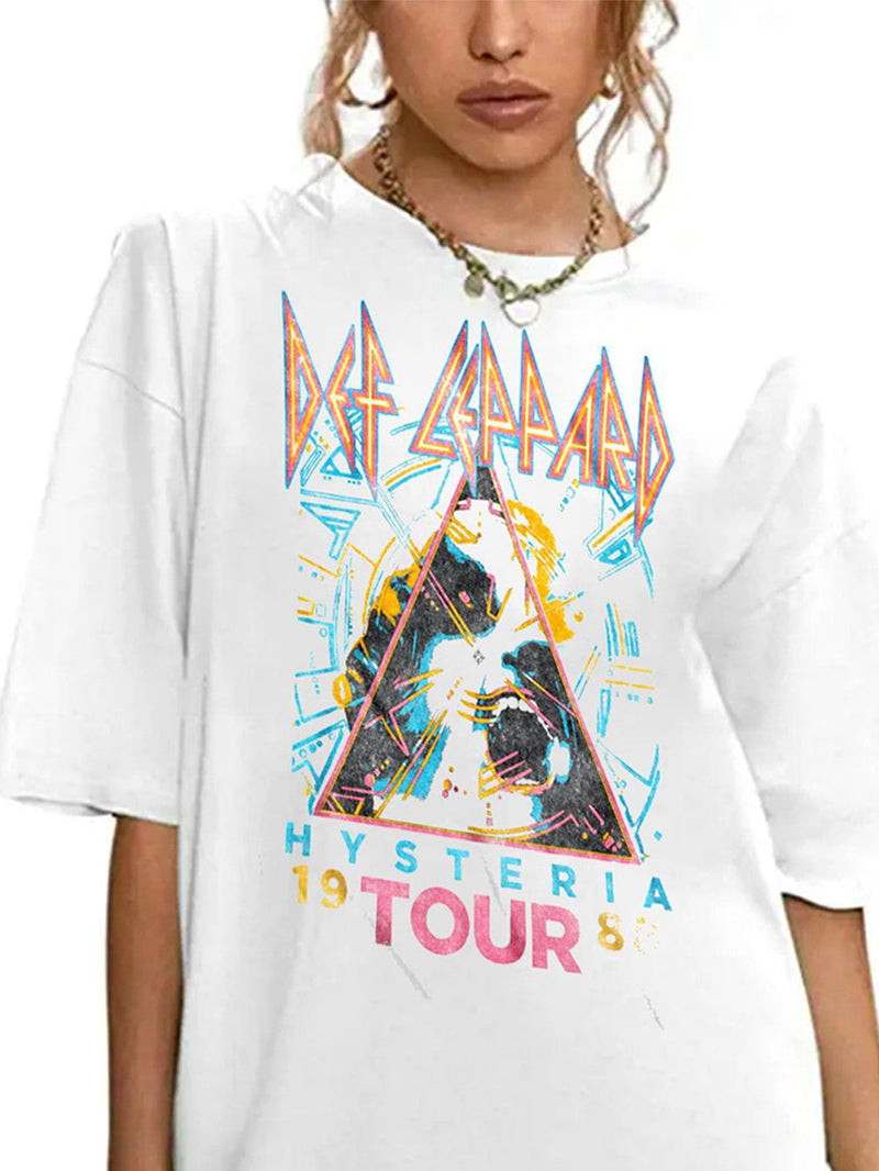 Round Neck Printed T-shirt