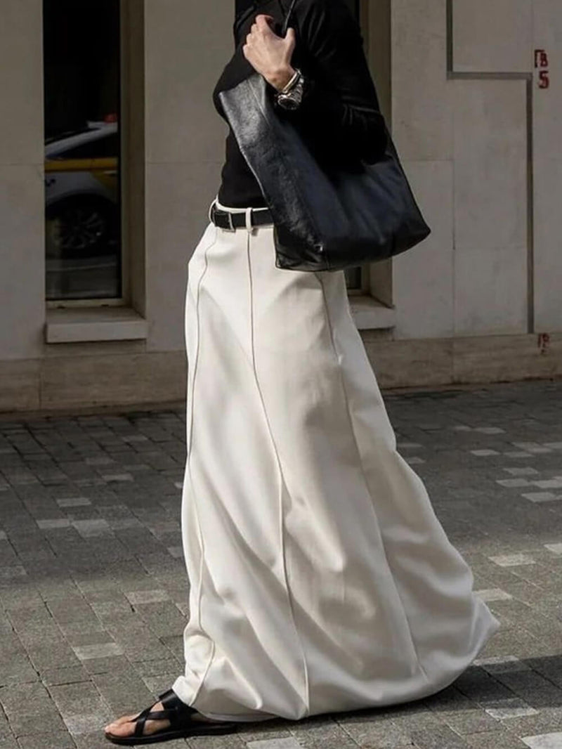 Commuting Loose A-line Skirt