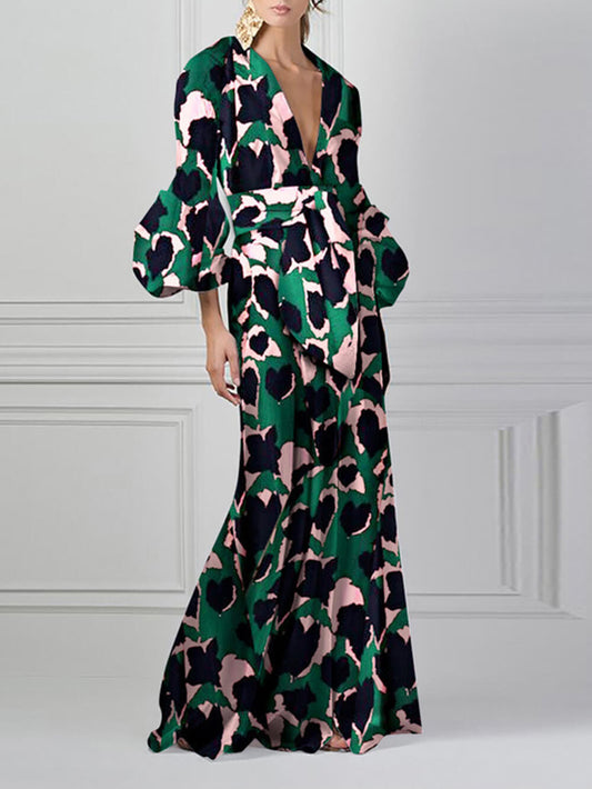 V-neck Maxi Dress