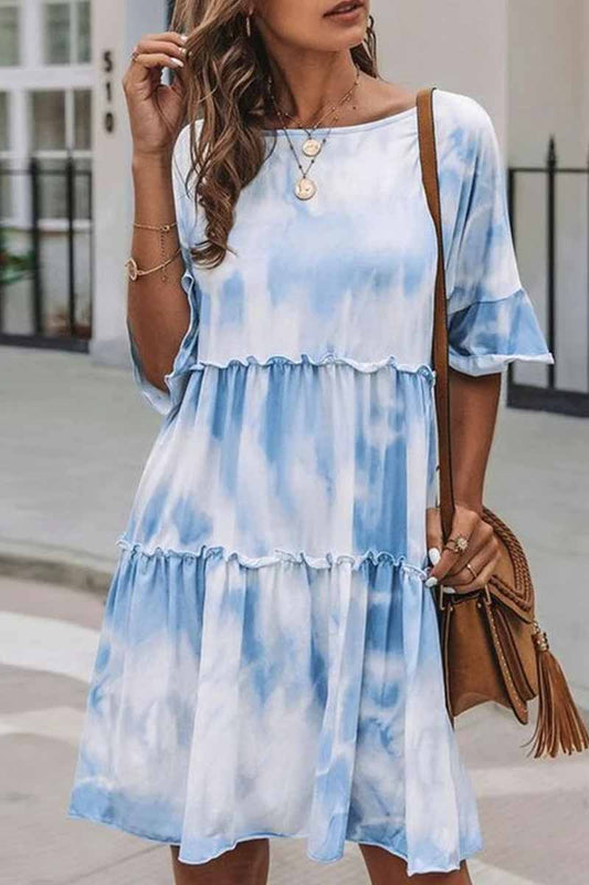 Tie-dye Midi Dress