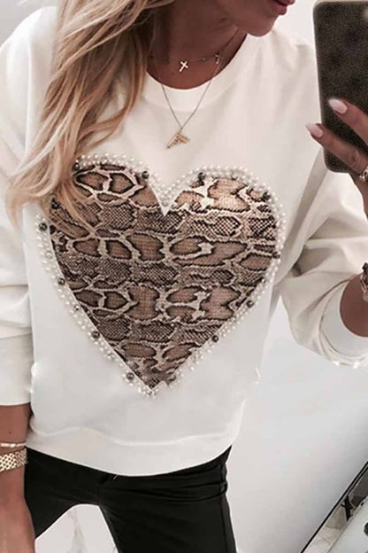 Snake Print Sweatshirt