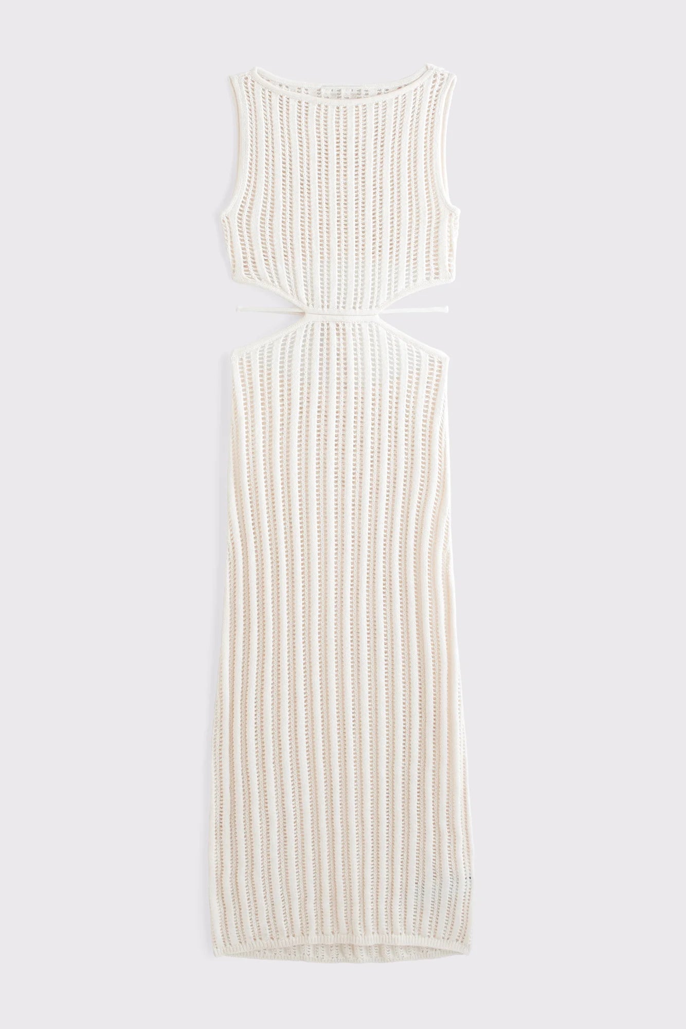 Crochet-style Cutout Maxi Dress Coverup