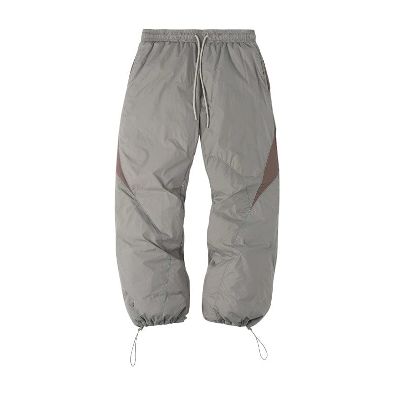 Spliced Splash-proof Padded Track Pants