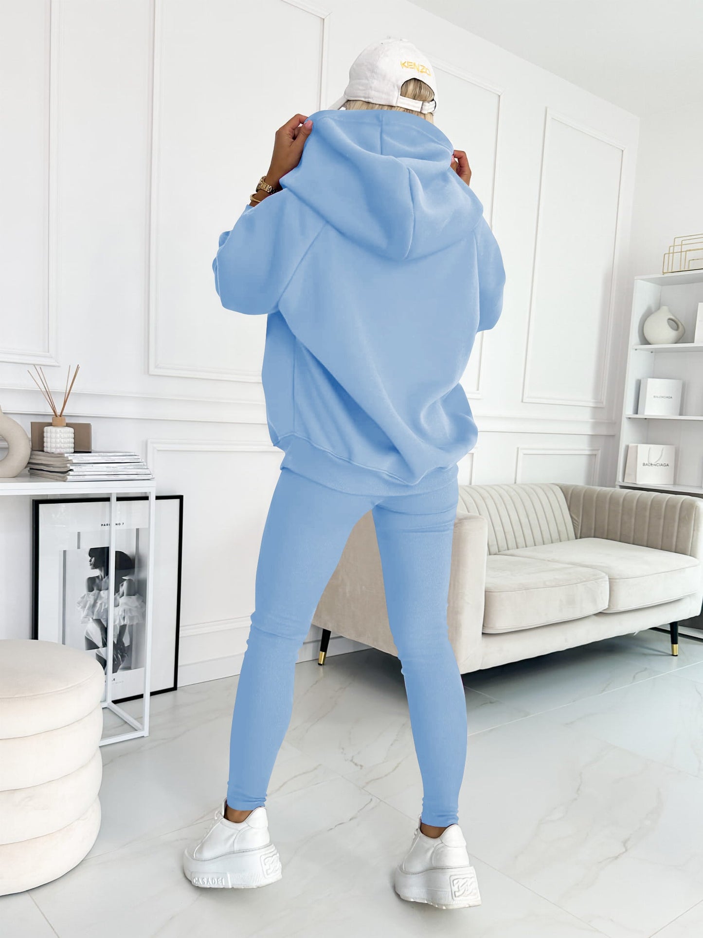 Hooded and Comfortable Sweatshirt Suit