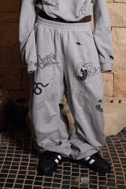 Graffiti Doodle Sweatpants