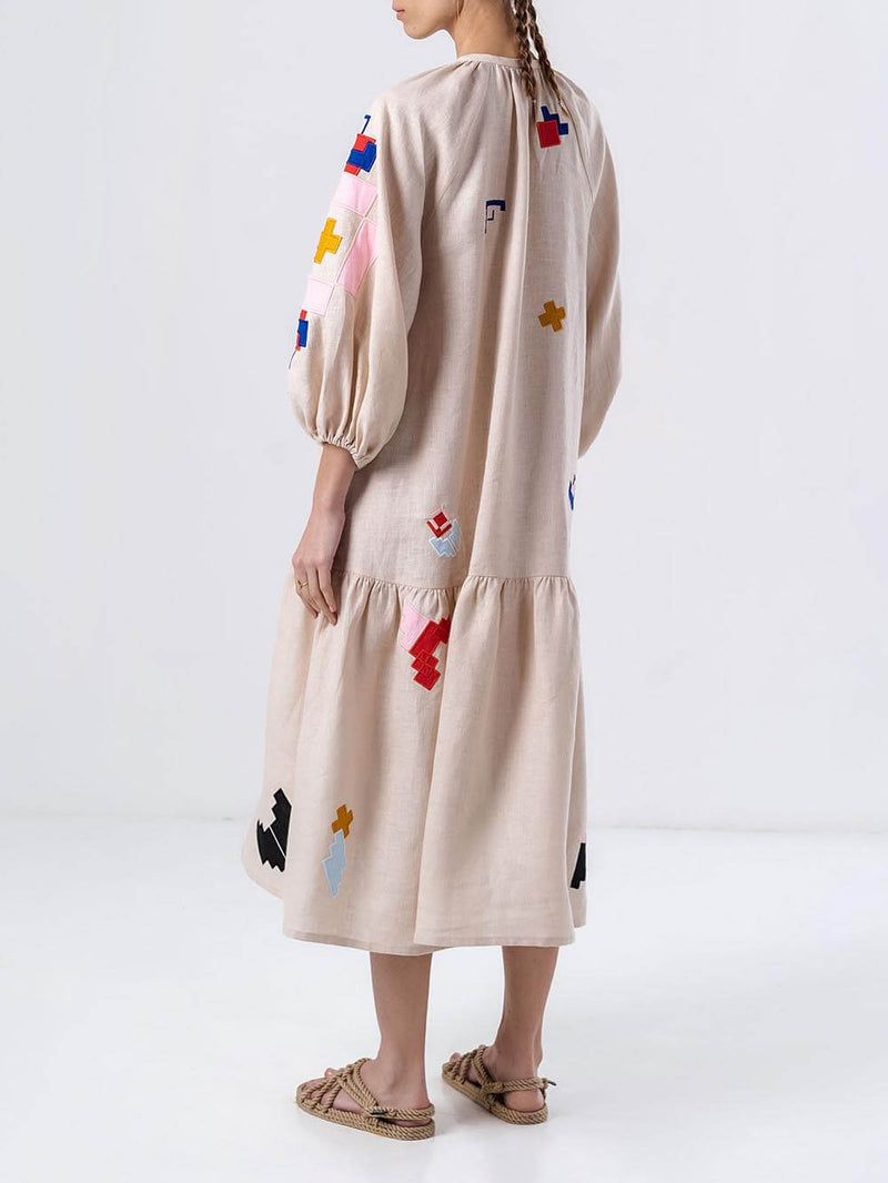 Unique Printed Lightweight Maxi Dress