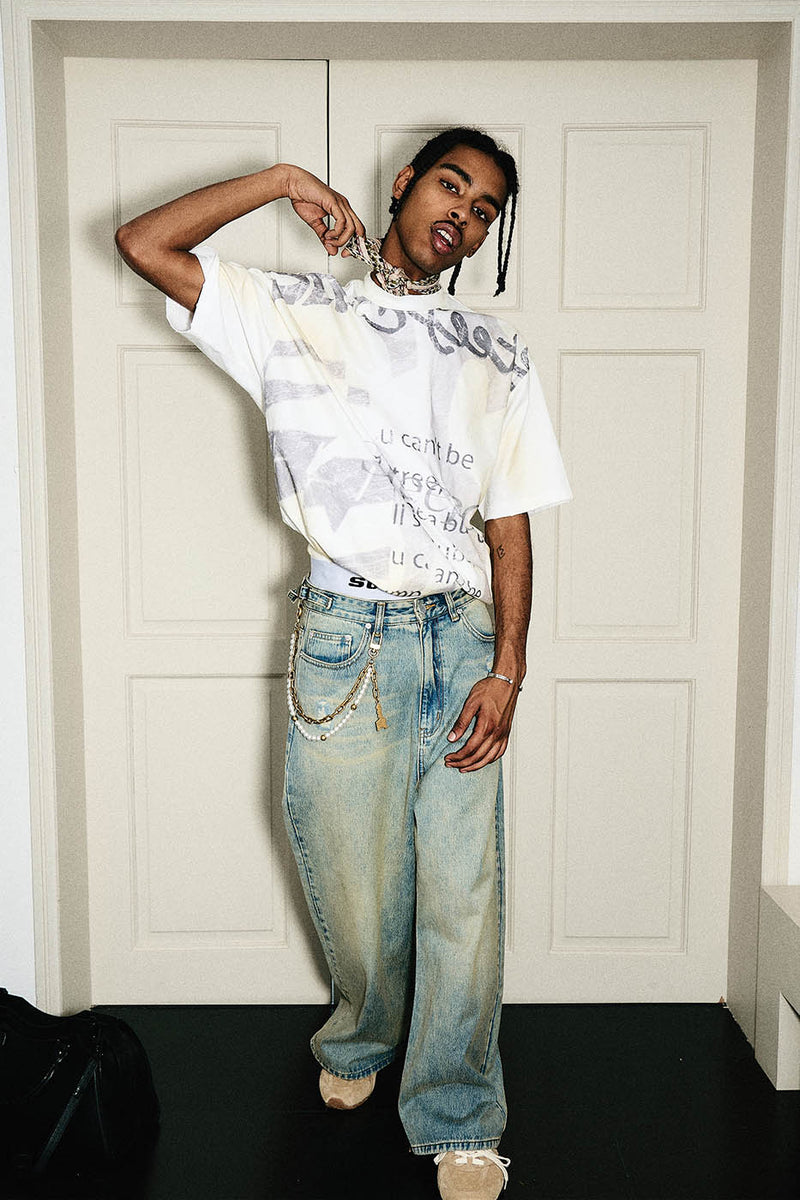 Graphic Text T-shirt
