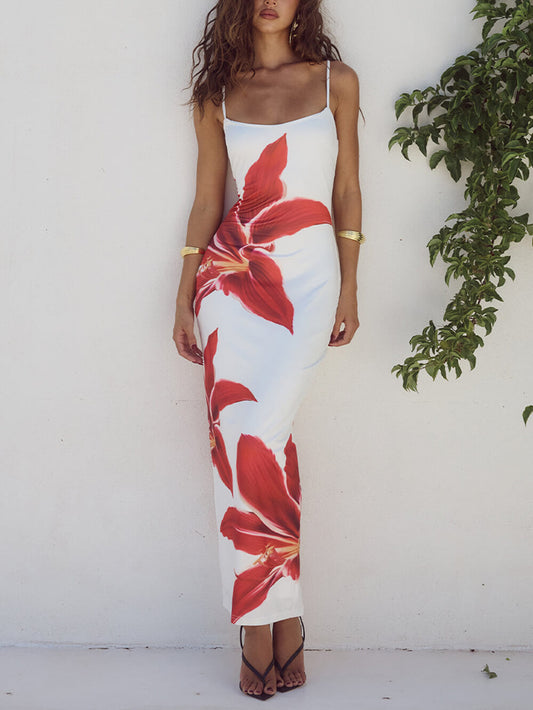 Abstract Unforgettable Print Maxi Dress