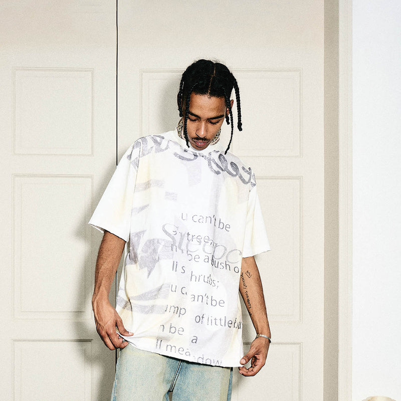 Graphic Text T-shirt