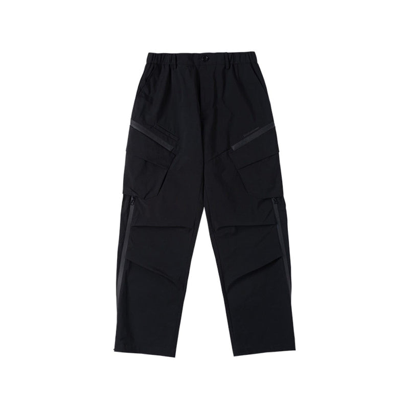 Water-proof Crinkled Cargo Ski Pants