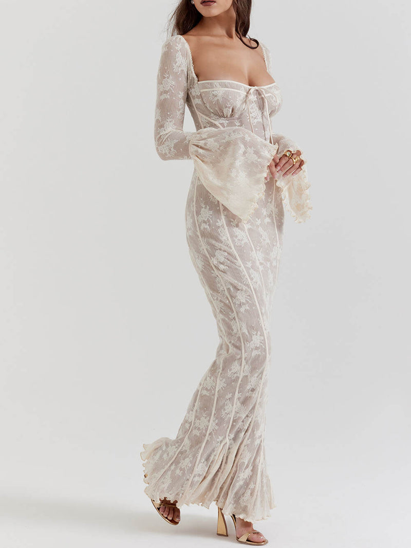 Antoinette-elegance Lace Maxi Dress