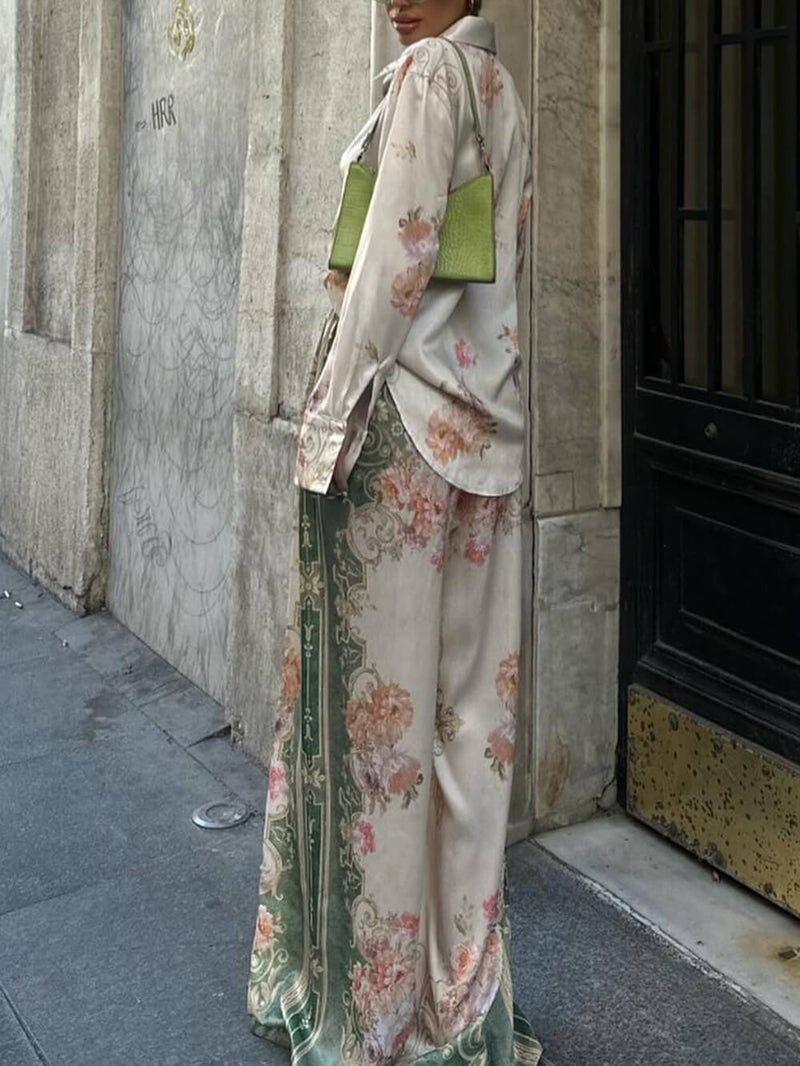 Regal Flow Wide-leg Pants
