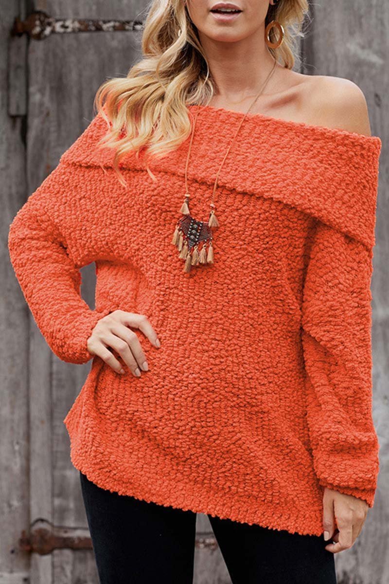 Off Shoulder Sweaters