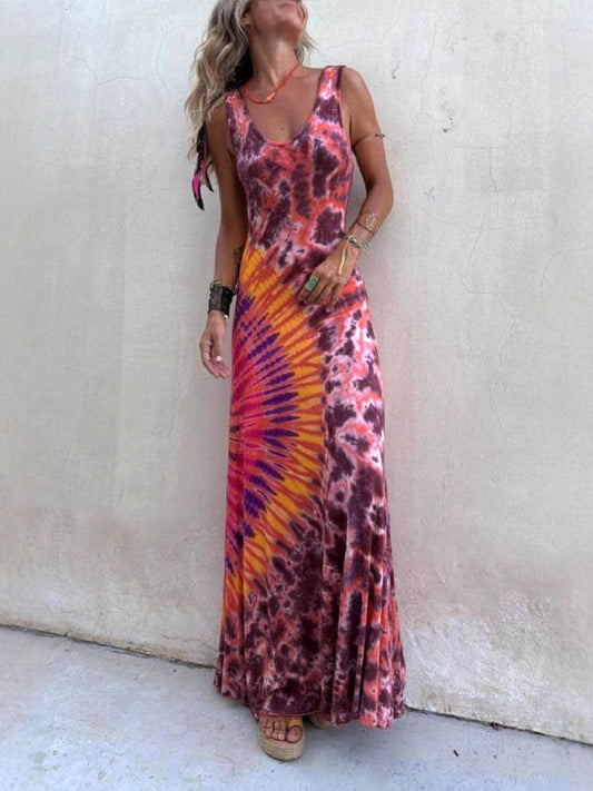 Tie-dye Maxi Dress