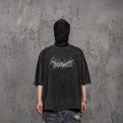 Raw Edge Gothic Washed T-shirt