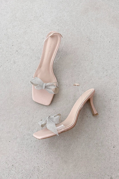 Jasmina Heel - Nude/clear