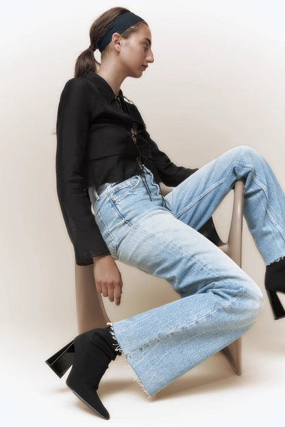 Elastic Socks Ankle Boots